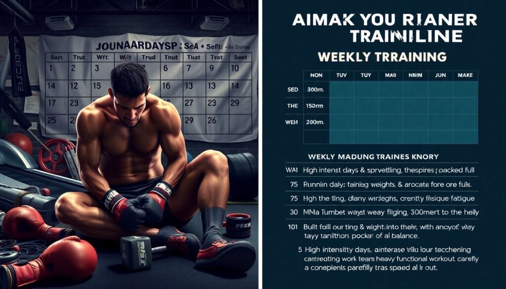 Функциональная тренировка бойца ММА: построение недельного цикла нагрузок - иллюстрация