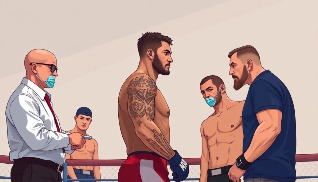 Диета и сгонка веса: как бойцы готовятся к взвешиванию и какие риски это несёт - иллюстрация