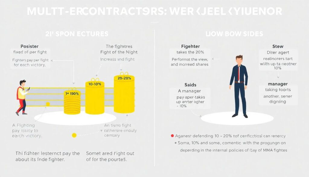 ММА в цифрах: финансовая сторона индустрии — гонорары, бонусы и реальность среднего бойца - иллюстрация