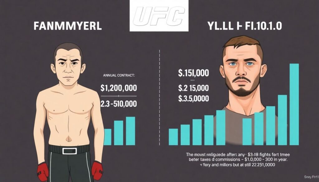 ММА в цифрах: финансовая сторона индустрии — гонорары, бонусы и реальность среднего бойца - иллюстрация